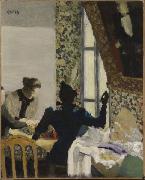 Edouard Vuillard L'Aiguillee Germany oil painting artist
